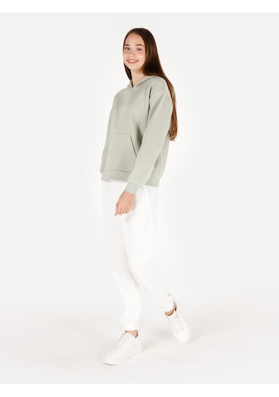Colin's Colins Normal Kesim Kapüşonlu Cepli Yeşil Kadın Sweatshirt Cl1070188 Cl1070188 Q1.v2 Mgr Mint Yeşili Colin's Colins Normal Kesim Kapüşonlu Cepli Yeşil Kadın Sweatshirt Cl1070188 Cl1070188 Q1.v2 Mgr Mint Yeşili