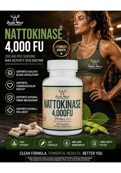 Double Woods Nattokinase 4000fu 120 Kapsül