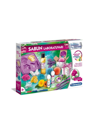 Clementoni Bilim ve Oyun Sabun Laboratuvarı 64433