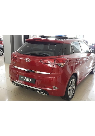 Hyundai İ20 Difüzör Arka Tampon Eki Egzoz Görünümlü Düfüzör