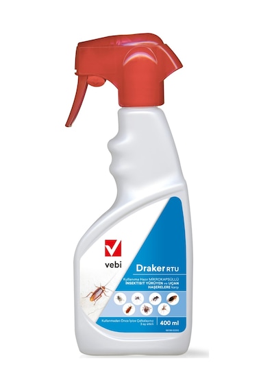 Vebi Draker RTU Kullanıma Genel Hazır Haşere 2 x 400 ML
