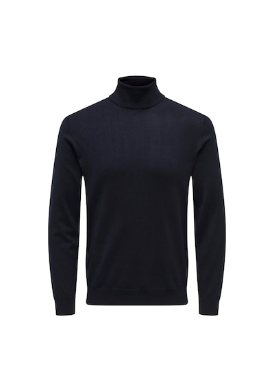 Only & Sons Erkek Mevsimlik Boğazlı Kazak - 22020879 Lacivert