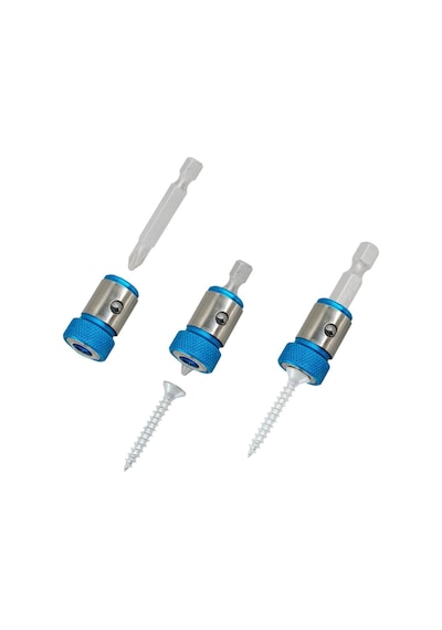 6134x3 Bits Uçlar İçin Mıknatıslı Vida Tutucu Halka 24 Mm 3 Adet