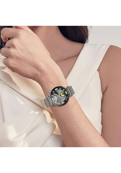 Huawei Watch Gt 5 Pro 42mm/ Gt 5 41mm/gt 4 41mm 18mm Uyumlu Kordon Çift Mıknatıslı Milano Loop Metal Kordon