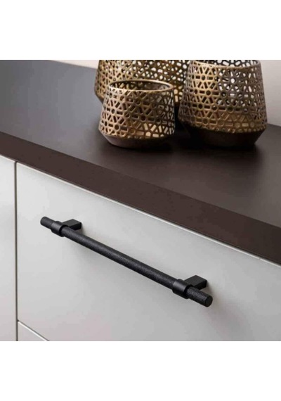System Mobilya Kulbu Siyah Renk 128mm Kulp Sy8774 0128 Al6-al6 Çok Renkli