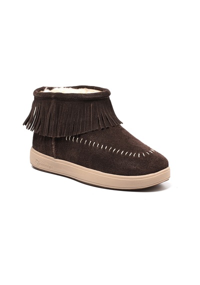 730 Marron Bon Bot Kadın 8462 Natural World Flecos Nl Merıno Kahverengi