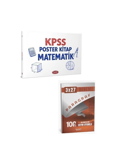 Data 2027 Kpss Matematik Poster Kitap+ Anla Kazan Paragraf