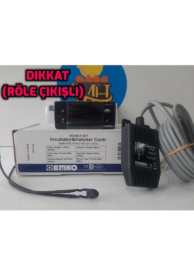 Esm-3722 230vac Dijital Kuluçka Kontrol Cihazı Emko Röle Çıkışlı