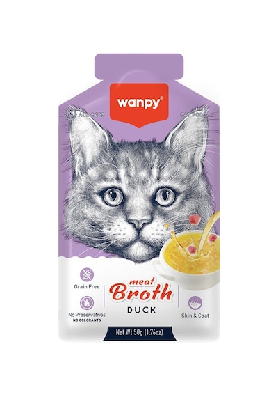 Wanpy Ördek Etli Kedi Çorbası 50 G