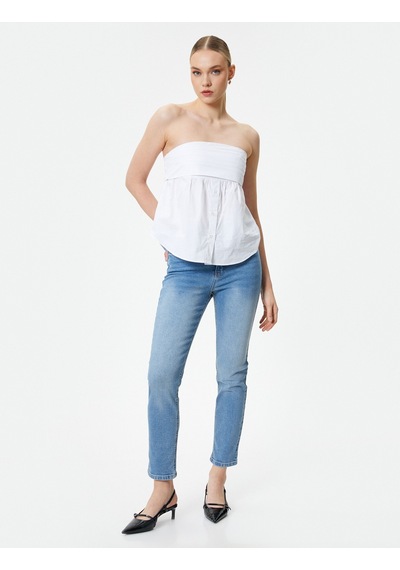 Koton Slim Fit Kot Pantolon Esnek Standart Bel - Eve Slim Jeans Açık İndigo 4sal40188md 4SAL40188MDLGT Açık İndigo Koton Slim Fit Kot Pantolon Esnek Standart Bel - Eve Slim Jeans Açık İndigo 4sal40188md 4SAL40188MDLGT Açık İndigo