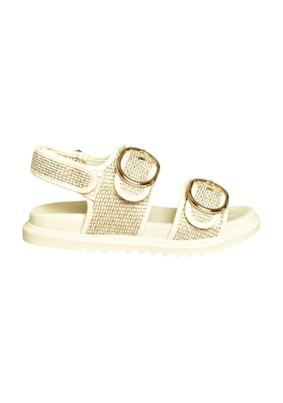 Fox Shoes U725092117 Bej Hasır Kadın Sandalet Bej