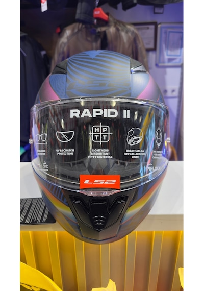 Rapıd 2 Optık Mat Mavi-mor Kask Mor