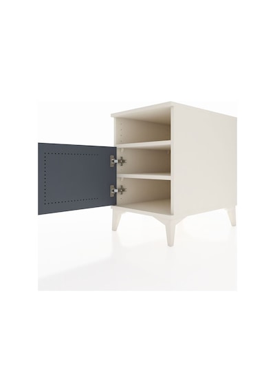 Kronos Komodin 2 Raflı Tek Kapaklı 44x59x64 Aytaşı-antrasit Aytaşı