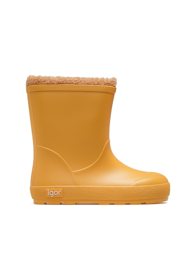 Igor İgor Yogi Borreguito Unisex Çocuk Kürklü Su Geçirmez Çizme 25k W10306 Sarı Sarı