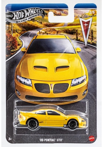 Hot Wheels Silver Series 1:64 Tekli Arabalar - 06 Pontıac Gto Grt01 - Jky10 Çok Renkli