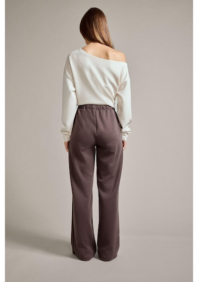 Defacto Relax Fit Normal Bel Düz Paça Modal Pantolon G2912ax25aubn336 Kahve