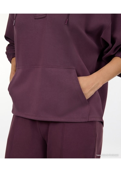 Yargıcı Regular Kapüşonlu Yaka Uzun Kol Sweatshirt 26kksw9012l 016 Bordo
