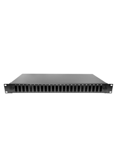 Alfafonet Ecoslide 24 Port Sc-dx/lc-qd 1ru Rack Tipi Siyah Fiber Optik Patch Panel
