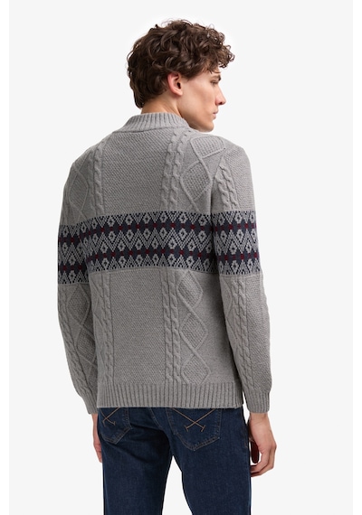 U.S. Polo Assn. U.s. Polo Assn. Erkek Gri Melanj Kazak /triko 50308325-vr086