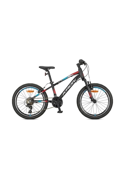 Xc 75 - 24 Mtb - 13' - 21 Vites -v.brake - Mat Siyah/kırmızı-gri-mavi