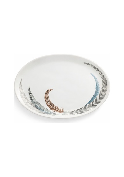 Tüy Desenli Tabak Sunum Tabağı Nocolor-bf793c2f Nocolor-bf793c2f