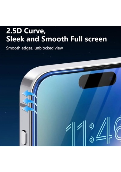 Joyroom Apple iPhone Uyumlu  15 Pro Eyecare Göz Korumalı Ekran Koruyucu