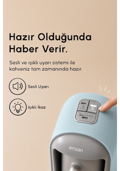 Emsan Kumda Türk Kahve Makinesi Tiffany Blue