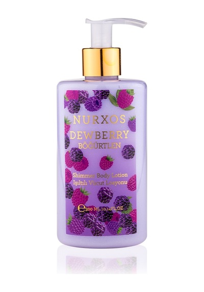 Nurxos 9889 Dewberry Böğürtlen Hediyelik Kutulu 3'lü Set Vücut Spreyi & Losyon & Duş Jeli