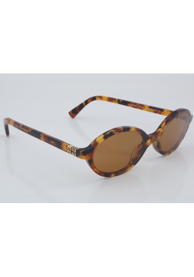 Miu Miu Smu 04z 19p-2z1 50 - 01 Güneş Gözlüğü Leopar
