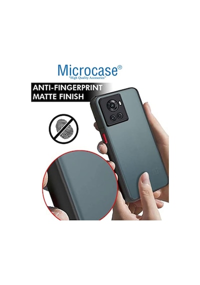 Microcase Oneplus 10R London Serisi Darbeye Dayanikli Kilif-Siyah 547562075