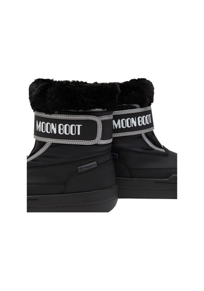 N001 Black Bot Kız Çocuk 80d3440030-n001 Moon Bootmb Jr Park Strap Siyah