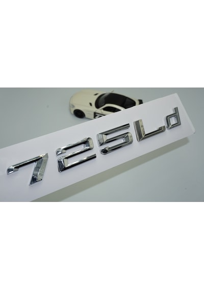 Dk Tuning 725ld Bagaj Krom Metal 3m 3d Yazı Logo Bmw İle Uyumlu