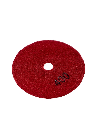 6553 Granit Mermer Taş Parlatma Polisaj Ped 100 Mm - 400 Kum