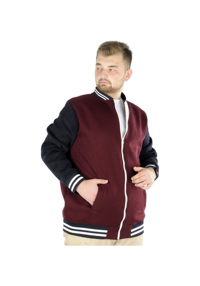 Mode Xl Büyük Beden Erkek Kolej Mont 22618 Mürdüm 001