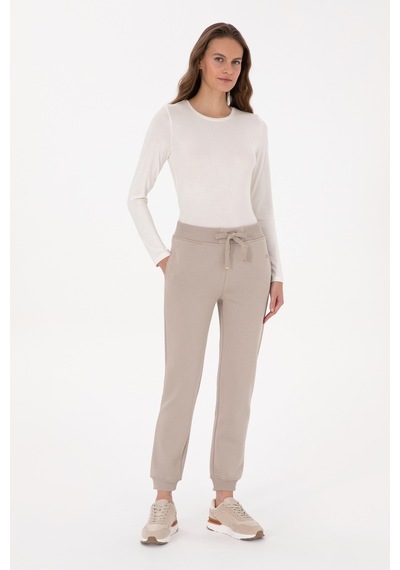 U.S. Polo Assn. Kadın Taş Şardonlu Jogger Örme Pantolon 50319079-VR049 U.S. Polo Assn. Kadın Taş Şardonlu Jogger Örme Pantolon 50319079-VR049