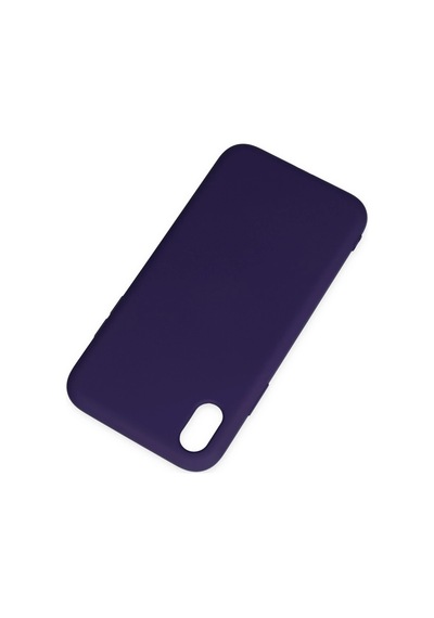Mey İthalat Apple Uyumlu iPhone Xr Kılıf Nano İçi Kadife Silikon - Mor