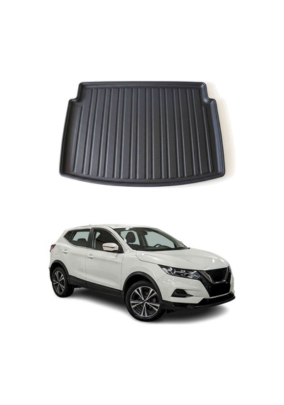 Nissan Qashqai 5 Koltuklu 2014-2016 Uyumlu Araca Özel Bagaj Havuzu Tekna-black Edition-platinum İçin