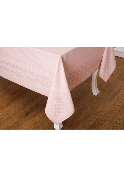 Ezgi Lüx Jakar Polycotton Kumaş Pudra Masa Örtüsü 160x220 Cm - 1068 Çok Renkli