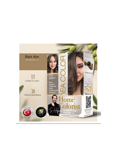 Home Colorist Set Saç Boyası 7.0 Kum Fırtınası Sandstorm