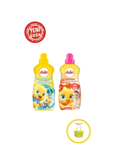 Bebek Deterjanı Ve Yumuşatıcısı Karma Seti Yeni Ürün Çanta Hediyeli 1018 1,44 L