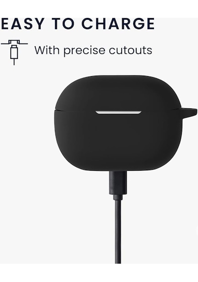 Xiaomi Redmi Buds 5 Pro İle Uyumlu Kancalı Kılıf Tam Koruma Kancalı Kılıf Toz Ve Kirden Koruyan Silikon Redmi Buds 5 Pro İle Uyumlu Şeffaf