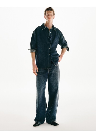Lcw Jeans İndigo Wideleg Erkek Jean Pantolon