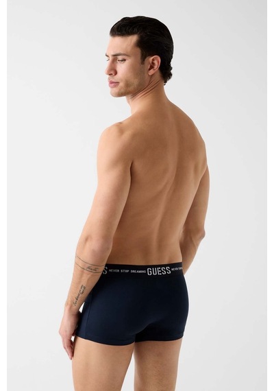 Guess Erkek 3'lü Boxer U6gg46.fmcm Siyah
