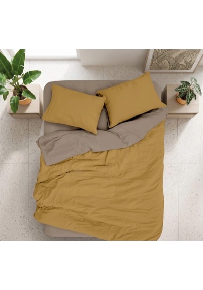 Cotton Box Nevresim Takımı Plaın Ranforce Amber-vızon T.k. Vizon