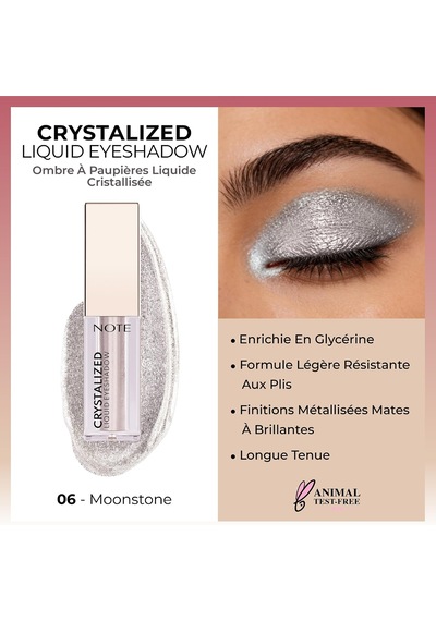 Cosmetics Crystalized Liquid Eyeshadow Likit Metalik Göz Farı, 06 Moonstone Diğer