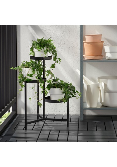Ikea Olivblad Çiçeklik 58 Cm Siyah