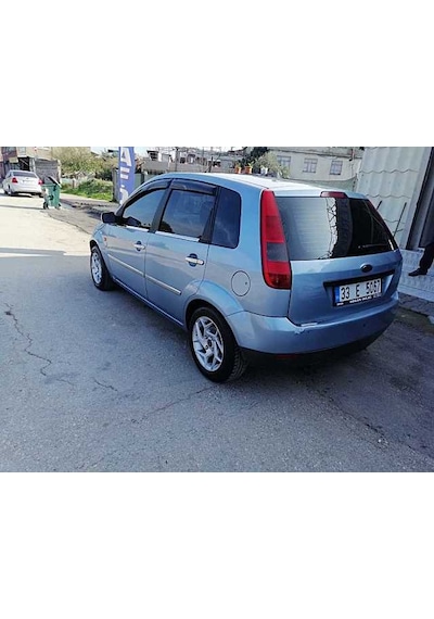Ford Fiesta Krom Cam Çıtası 2002-2008 4 Parça Paslanmaz   Çelik
