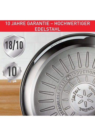 Tefal Infinite İndüksiyonlu Tava 30 Cm, Yapışmaz Kaplamalı Kızartma Tavası, İdeal Kızartma Sıcaklığında Termal Sinyal, Temizlemesi Kolay, Her Tür Sobaya Uygun, Birinci Sınıf Paslanmaz Çelik, H81507 Siyah Tefal Infinite İndüksiyonlu Tava 30 Cm, Yapışmaz Kaplamalı Kızartma Tavası, İdeal Kızartma Sıcaklığında Termal Sinyal, Temizlemesi Kolay, Her Tür Sobaya Uygun, Birinci Sınıf Paslanmaz Çelik, H81507 Siyah