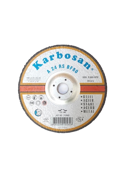 Mey İthalat Karbosan Metal Taşlama Diski 180x8,0x22,23