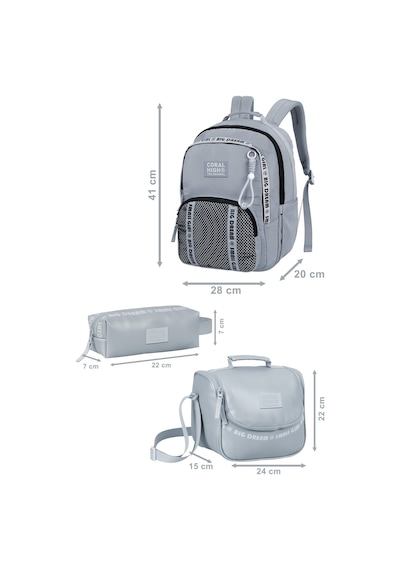 Coral High Mor 3'lü Okul Çanta Seti Set0124409